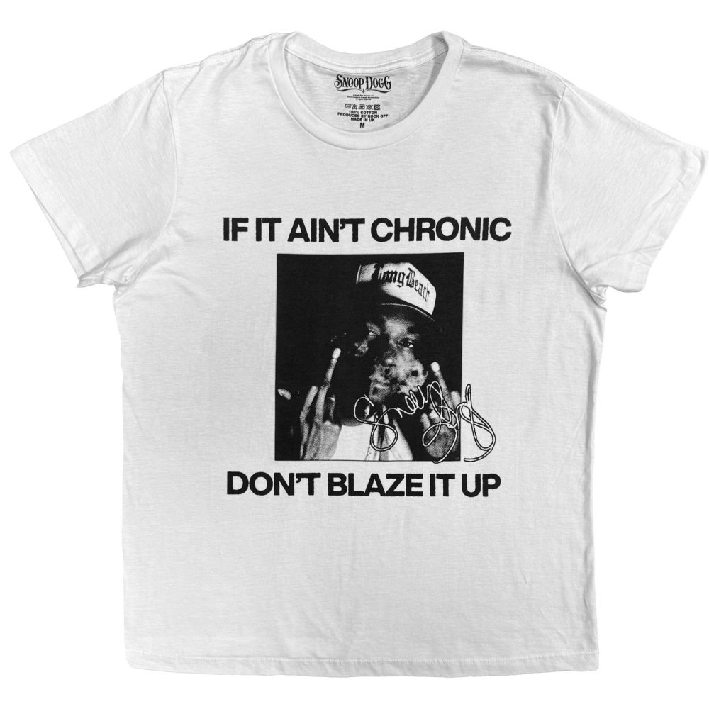 Snoop Dogg - Chronic Signature Tshirt Homme - Blanc